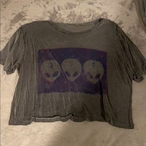 john galt (brandy melville) alien t-shirt